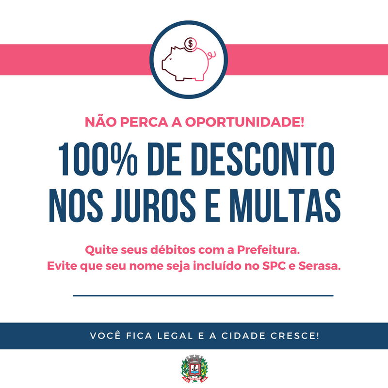 Prefeitura Oferece Anistia 
